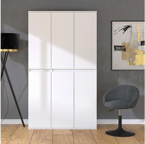 Szafa biały 111x40x191.5 claus