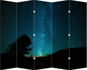 Parawan - Nocne niebo z gwiazdami (210x170 cm)