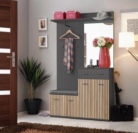 Komoda MARCO 60 antracyt/dąb artisan ASM Meble