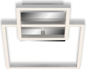 Ściemnialna oprawa sufitowa LED/12W/230V 3000K matowy chrom