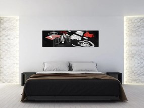 Obraz rzeczy magika (170x50 cm)