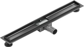 Mexen Flat korpus do odpływu liniowego 80 cm, gun gray szczotkowany - 1E15080