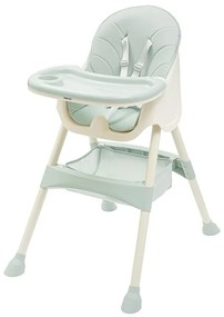 Krzesło do jadalni Baby Mix Nora zielone, 51 x 43x 27 cm