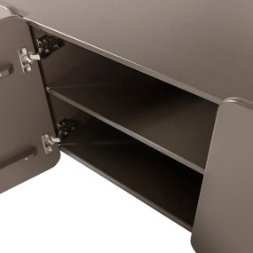 Brązowa szafka pod TV z litego drewna sosnowego 200x58x45 cm Root – WOOOD