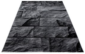 Dywan nowoczesny Parma Granit szaro-czarny 240 cm x 340 cm