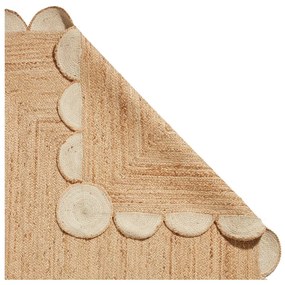 Dywan z juty w naturalnym kolorze 120x170 cm Savannah Jute – Think Rugs