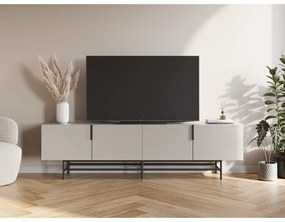 Kremowa szafka pod TV 200x63,5 cm Eldia – Marckeric