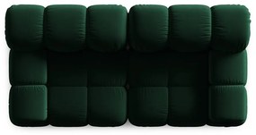 Zielona aksamitna sofa 188 cm Bellis – Micadoni Home