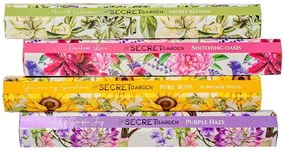 Zestaw kadzidełek Arome Secret garden, 4 zapachy