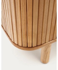 Szafka w dekorze jesionu z drzwiami przesuwnymi w naturalnym kolorze 110x160x40 cm Mailen – Kave Home