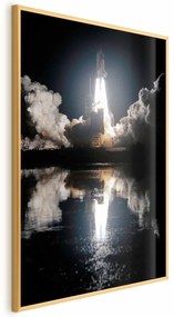 Plakat Udany start 21x30 cm z ramą złotą bez marginesu ARTGEIST B