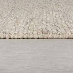 Jasnoszary dywan z mieszanki wełny tkany ręcznie 120x170 cm Minerals – Flair Rugs