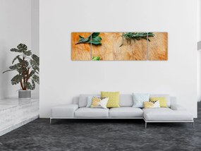 Obraz - Zioła (170x50 cm)