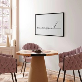 Plakat Lećmy 42x29,7 cm z ramą czarną z marginesem ARTGEIST B