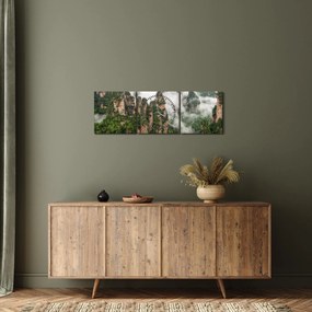 Obraz - Zhangjiajie National Park, Chiny (z zegarem) (90x30 cm)