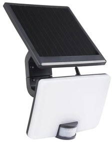 Retlux LED solarny reflektor 10W 3000mAh 4000K IP54 z cz sensorem ruchu