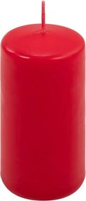 Zestaw świec filarowych, 10 cm, Ø 5 cm, czerwone, 24 szt.