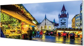 Panel szklany do Kuchni Świąteczny Rynek w Niemczech