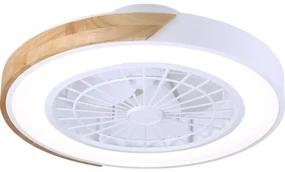 Brilagi - LED Ściemniane oświetlenie z wentylatorem LED/30W/230V 3000-6500K białe/dąb + pilot