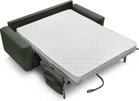 Zielona sofa do spania/rozkładana 200 cm Cocoone – Bobochic Paris