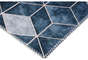 Granatowo-kremowy dywan odpowiedni do prania 150x80 cm – Vitaus
