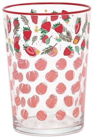 Duża szklanka w owocowy wzór, 510 ml