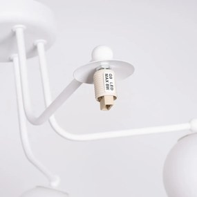 Żyrandol ASTRAL 5 biały SOLLUX  LIGHTING