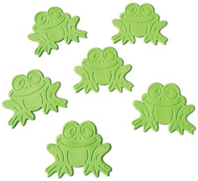 Dziecięce maty antypoślizgowe do wanny 6 szt. 9x8 cm Grenouilles – Spirella