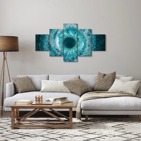 Obraz morza z łódką (125x70 cm)