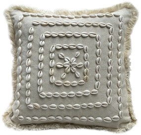 Bawełniana poszewka na poduszkę 43x43 cm Seashells – Mioli Decor