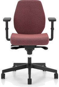 Obrotowe krzesło do biura Bjarg Swivel Chair LB UPH niskie oparcie