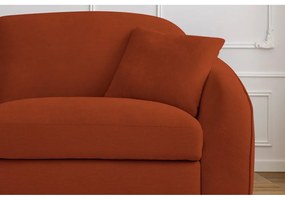 Pomarańczowa rozkładana sofa 235 cm Cezanne – Bobochic Paris