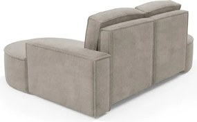 Narożnik MOLLY Lewostronny bez funkcji spania, wolnostojący tkanina CURIO 11 Popielaty