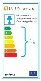 Lampa wisząca w żółto-złotym kolorze ze szklanym kloszem ø 15 cm Muzo – Opviq lights