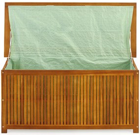 Casaria Drewniana skrzynia ACACIA, 117x50x59cm, naturalny brąz