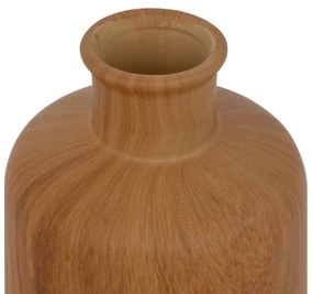 Wazon ceramiczny SAO, efekt drewna, 17,5 cm