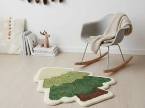 Świąteczny dywanik SPRUCE antypoślizgowy 37x57 cm, kolorowy