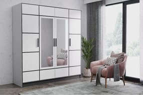 Szafa czterodrzwiowa ROJ 4D Dąb Craft Złoty