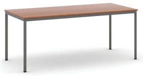 Stół jadalniany, 180x80 cm, ciemnoszara podstawa, czereśnia