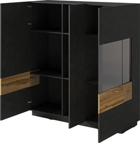 Komoda SILVANA 130 cm do Salonu Sypialni Odcienie szarości