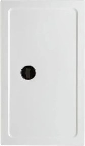 Brodzik prostokątny cienki "Aosta" z akrylu i białego ABS cm 70x90h