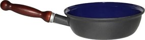 Sfinx Patelnia emaliowana z rączką drewnianą BSE, 20 cm, śred. 20 cm