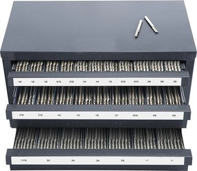 Szafa Magazynowa SucceBuy do Narzędzi Wykończeniowych, 3 Szuflady, 2.54/20.32cm - 2.54cm, 29 Przegródek