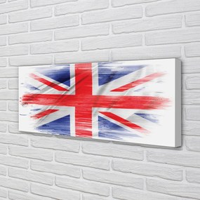 Obraz drukowany na płótnie Brytyjska Flaga Union Jack