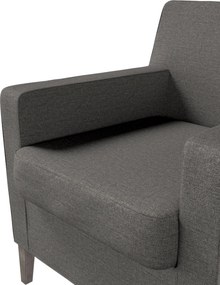 Pokrowiec na fotel Karlstad kolor szary tkanina strukturalna