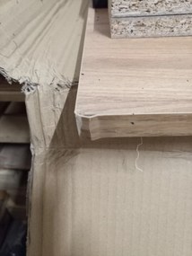 PROMOCJA Stół jadalniany MADO czarny z blatem w dekorze dąb artisan 120x80cm II jakość