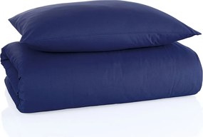 Pościel bawełniana Color niebieski 140 x 200 cm, 70 x 90 cm