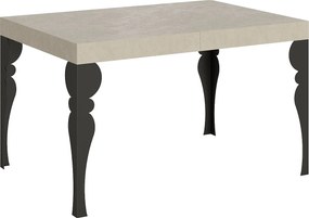 Stół rozkładany 140/224x80cm Paxon kaszmir nogi antracytowe