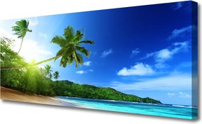 Obraz canvas Tropikalna Panorama Wybrzeża