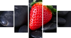 Obraz truskawki (125x70 cm)